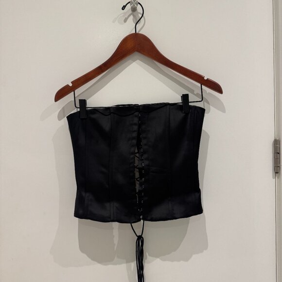 Danielle Guizio Corset Top – Black / Size M - Picture 9 of 12